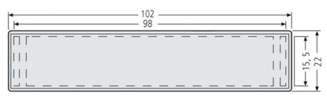 RENZ Sichtglas mit Haltekeilen 97-9-82036