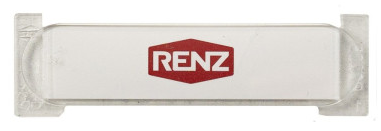 RENZ Namensschild                     abdeckung mit Namensschildeinlage 97-9-82250
